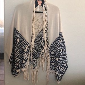 Flying Tomato Fringed Shawl